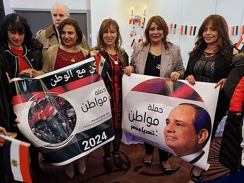 Al Sissi’s loyalists show support in New York. With Al Siss’re-election seeming a forgone conclusion, the challenge now is if there will be a big voter turnout.