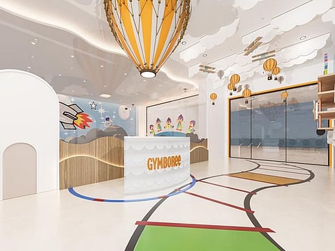 After establishing a network in dubai, there are plans for a push into Abu Dhabi, according to Gymboree. 