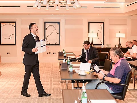 Shai Zamanian, Director, The American Legal Center holds an EB-5 seminar