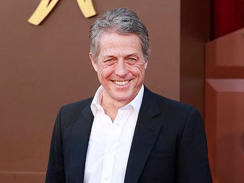 Hugh Grant also branded himself "an old man with very young children".