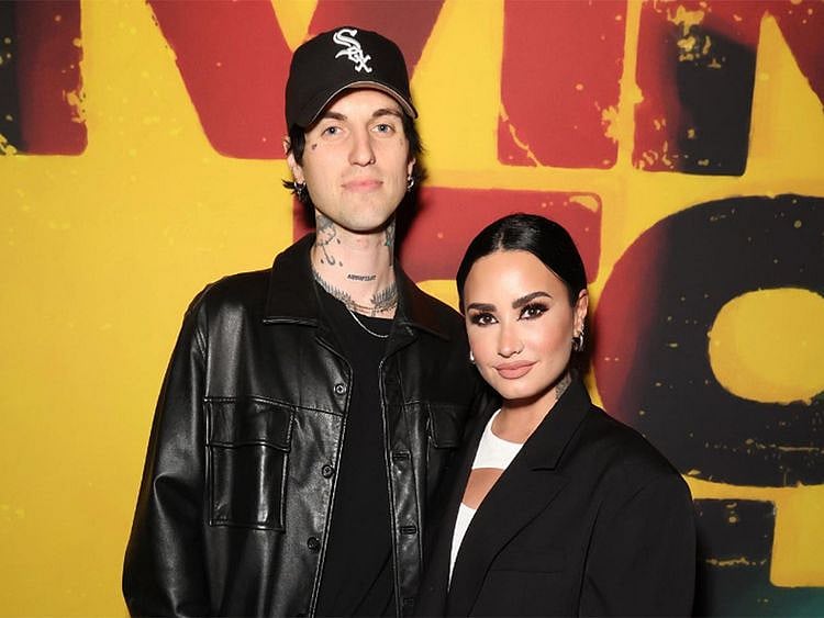 Jordan Lutes and Demi Lovato