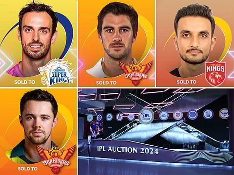  Australian pacers Mitchell Starc and Pat Cummins became the highest earners, breaking the Rs200 million mark, followed by New Zealand all-rounder Daryl Mitchell. 
