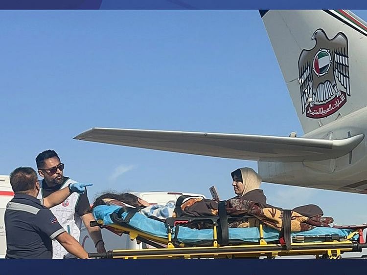 6th group of Palestinian children arrive in UAE on Dec 19