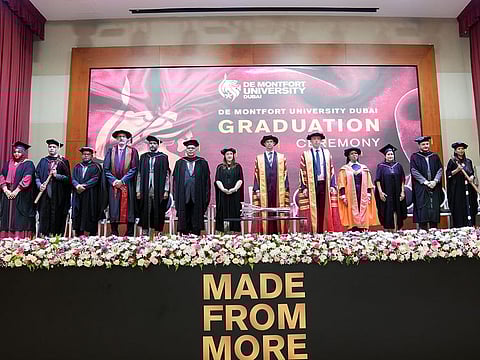 De Montfort University Dubai's graduation ceremony