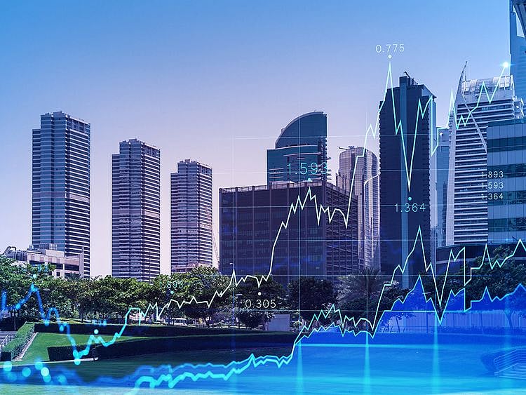Stock-Property-Market