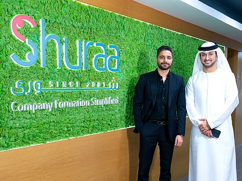 Shahid Rather, Managing Partner of Shuraa Group, and Saeed Khaila al Fuqaei, Founder & Chairman of Shuraa 