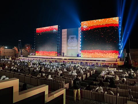 Main Stage at Liwa Village, which is designed into an array of zones 
