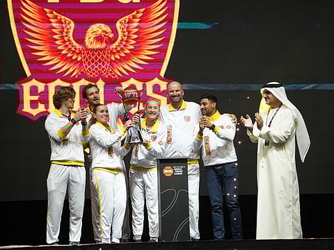 PBG Eagles defeated SG Mavericks Kites to clinch the second edition of World Tennis League in Abu Dhabi yesterday.