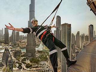 Watch: Bollywood stars Anil Kapoor and Maniesh Paul walk the streets of Dubai in a new show 