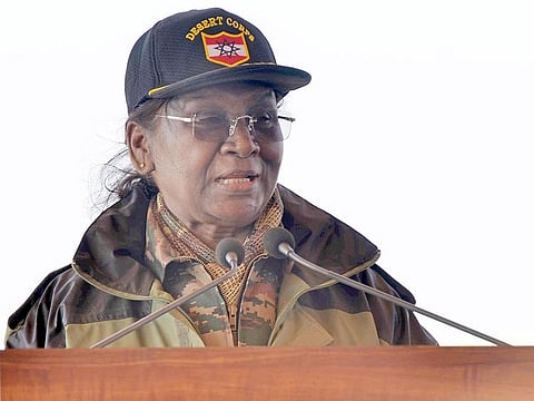 India's President Droupadi Murmu 