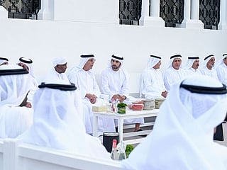 Sheikh Hamdan meets dignitaries and senior officials at Zabeel majlis