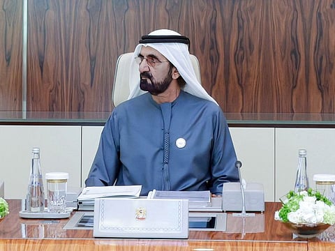 Archive image of His Highness Sheikh Mohammed bin Rashid Al Maktoum, Vice President and Prime Minister of the UAE and Ruler of Dubai