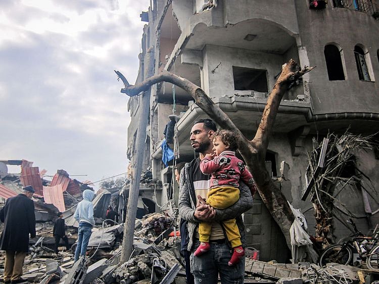 Palestinians in Gaza