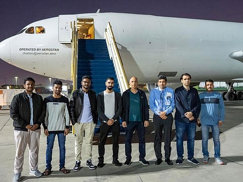 A new batch of medical volunteers joined their colleagues at the UAE field hospital in Gaza. 