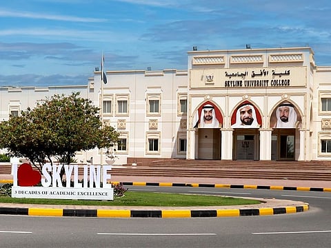 Skyline University College's campus is located in University City, in the heart of Sharjah
