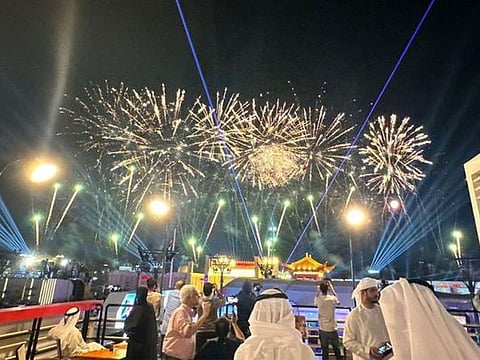 UAE skies light up for 2024 New Year fireworks