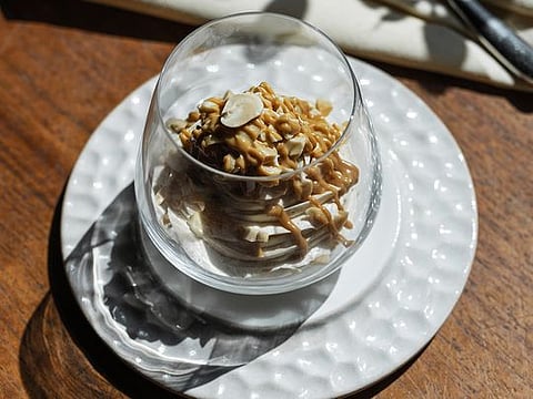 Keto-friendly peanut butter mousse 