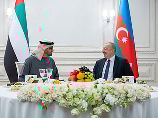 UAE President attends dinner banquet hosted by Azerbaijani President in his honour
