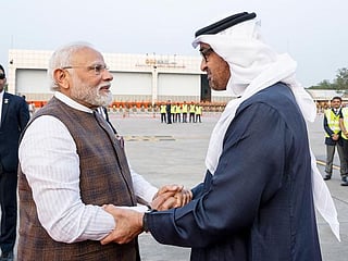 UAE President Sheikh Mohamed, India PM Narendra Modi discuss ways to enhance ties