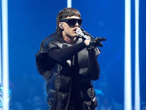 File photo: Peso Pluma performs during the MTV Video Music Awards on September 12, 2023, at the Prudential Center in Newark, New Jersey. The global music industry surpassed 4 trillion streams in 2023, a new single-year record, Luminate’s 2023 Year-End Report has found. 