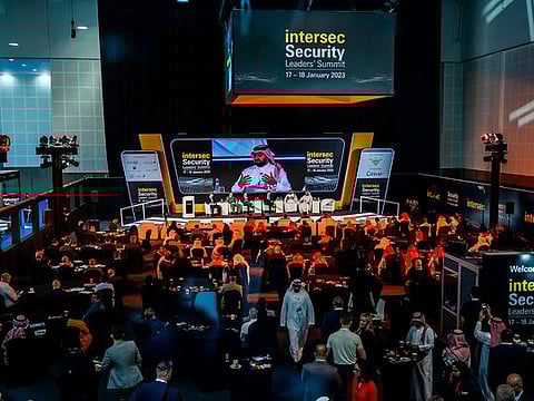 Visitors attend the Intersec Security Leaders Summit in 2023