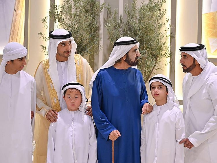 Mohammed bin Rashid attends wedding reception