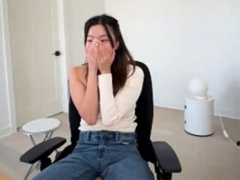Chloe Shih shared the video on X, saying that the experience was like a break-up over text. 
