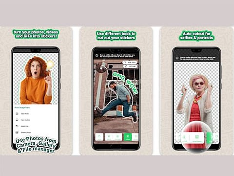 The iOS custom sticker maker on WhatsApp adds a playful twist to your interactions