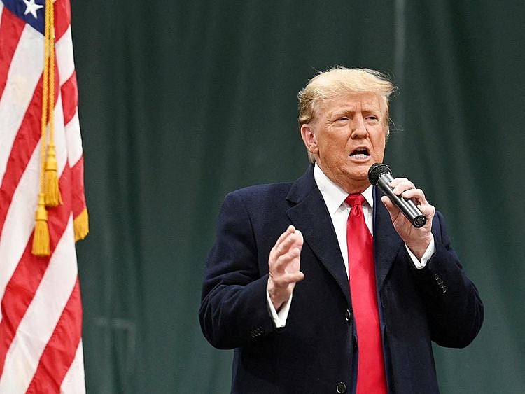 former US President Donald Trump 
