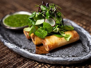 Crab and shrimp spring rolls recipe