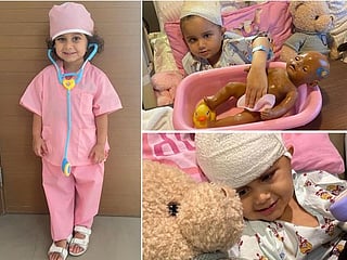 Role play with dolls helps Dubai girl, 5, battle rare brain disease 