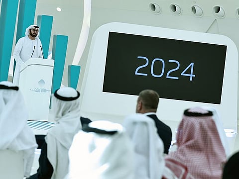 Mohammad Abdullah Al Gergawi, Minister of Cabinet Affairs and Chairman of World Government Summit, at a media briefing on Tuesday in Dubai 