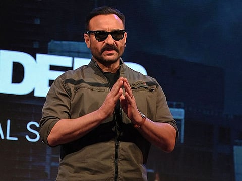 The actor was spotted in Mumbai to promote his forthcoming project.