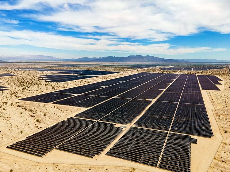 The Oberon Solar and Storage Project built in California
