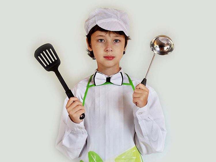 Boys cooking