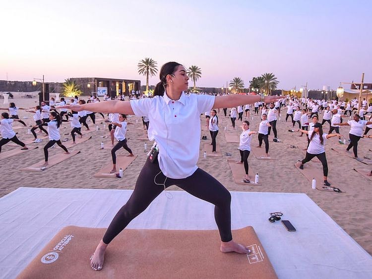 Emirates Group yoga record
