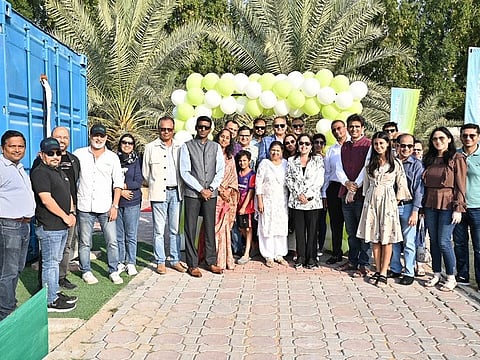 Satish Kumar Sivan, Consulate General of India, Dubai at the inauguration of Krishi care farms