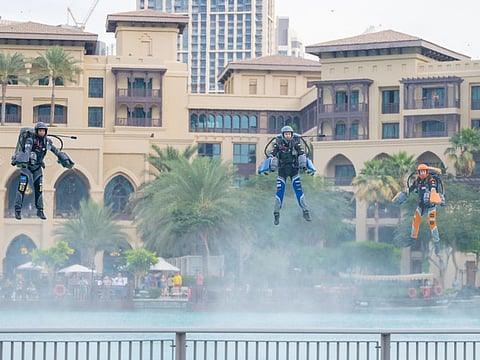 Eight competitors to engage in aerial battle in Dubai Jet Suit Race