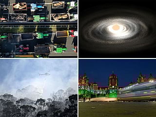 French farmers' protest, 'old smokers' newborn star, Colombia forest fire and more: Top 10 pictures of the week from around 
