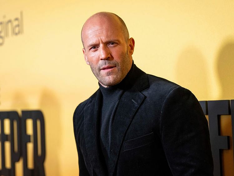 Jason Stathom during the premiere of 'The Beekeeper' in the United Kingdom