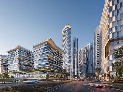 Ras Al Khaimah's development focus until now had been to push ahead with residential, hotel and resort offerings. Now, it's going all in on offices and a massive business district. 