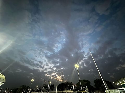Cloudy weather in Dubai, rain expected tonight and tomorrow in some parts of the UAE.