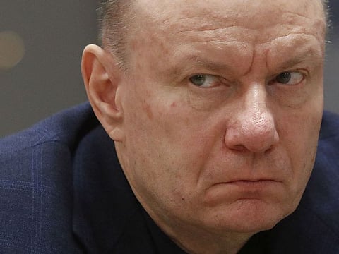 Vladimir Potanin, co-owner of Norilsk Nickel, attends an agreement signing ceremony with the Krasnoyarsk region's government, in Moscow, Russia December 12, 2017.