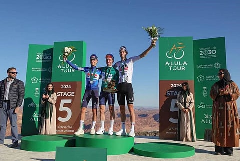 Brandon McNulty finished first ahead of Santiago Buitrago (Bahrain-Victorious), and Aleksandr Vlasov (Bora-Hansgrohe).