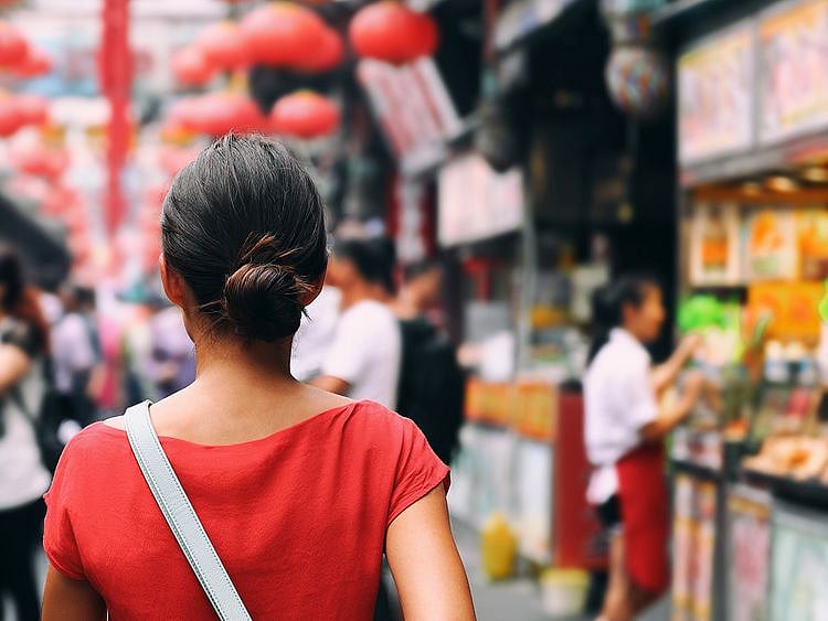 STOCK ASIAN FOOD STREET