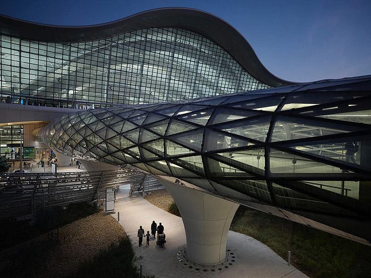 Stock Zayed International Airport  