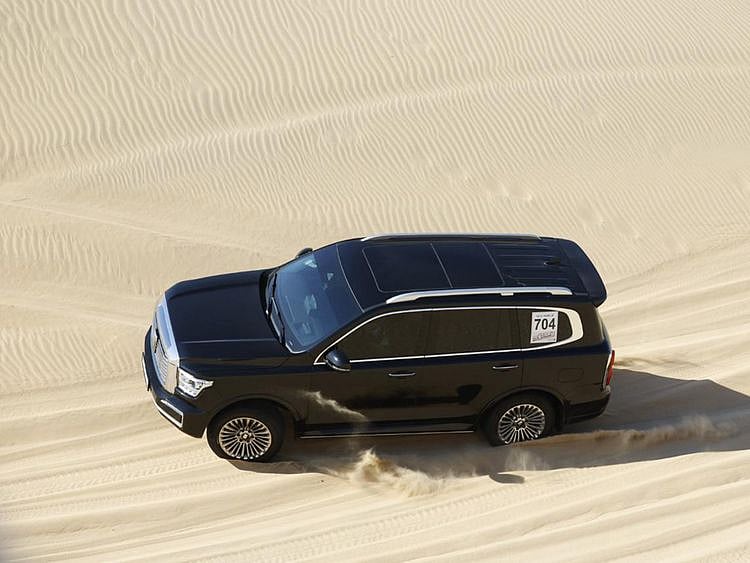 GWM TANK 500 during the Gulf News Fun Drive on Feb 10, 2024