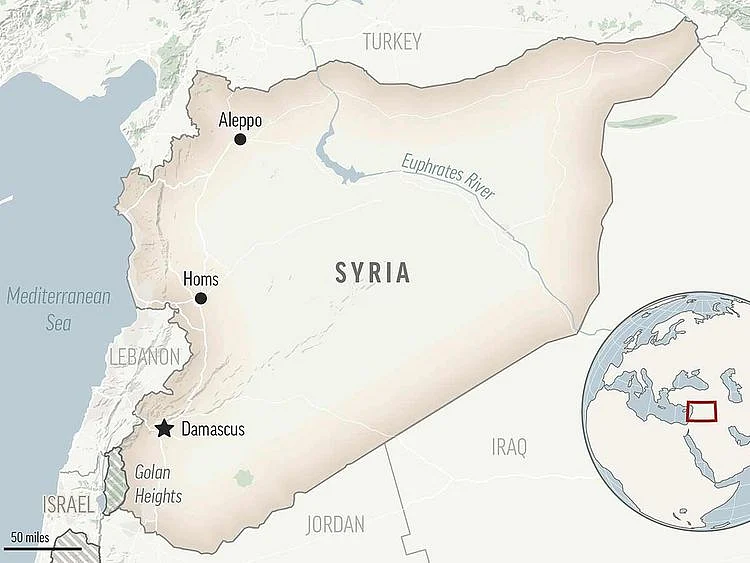 Map Syria