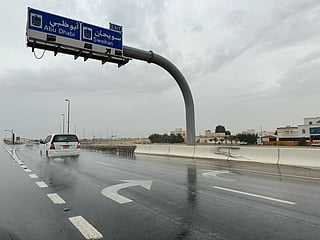 Weather in UAE: Cloudy skies and light rain in parts of Abu Dhabi 