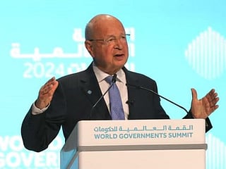 Use technology to create humanocracy, Klaus Schwab tells leaders at World Governments Summit in Dubai